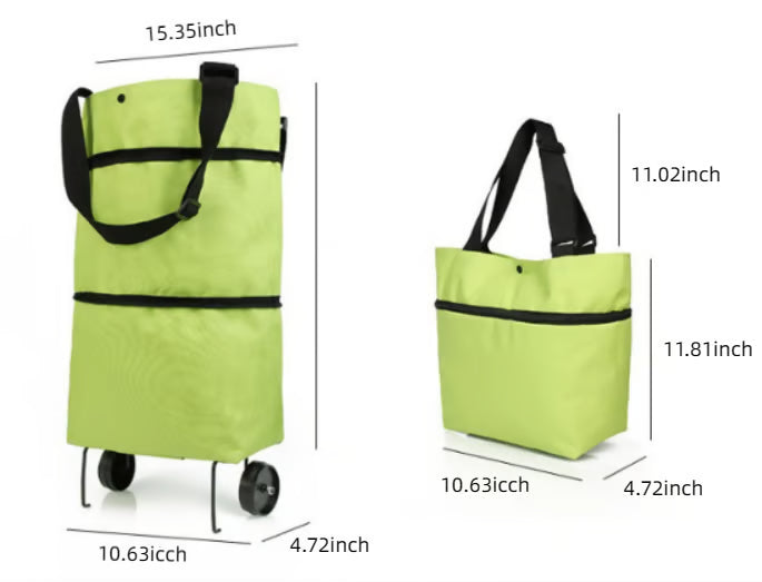 Hopfällbar shoppingvagn