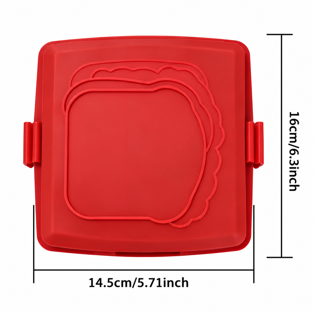 3-i-1 Mikrovågsgrill med Non-stick Beläggning