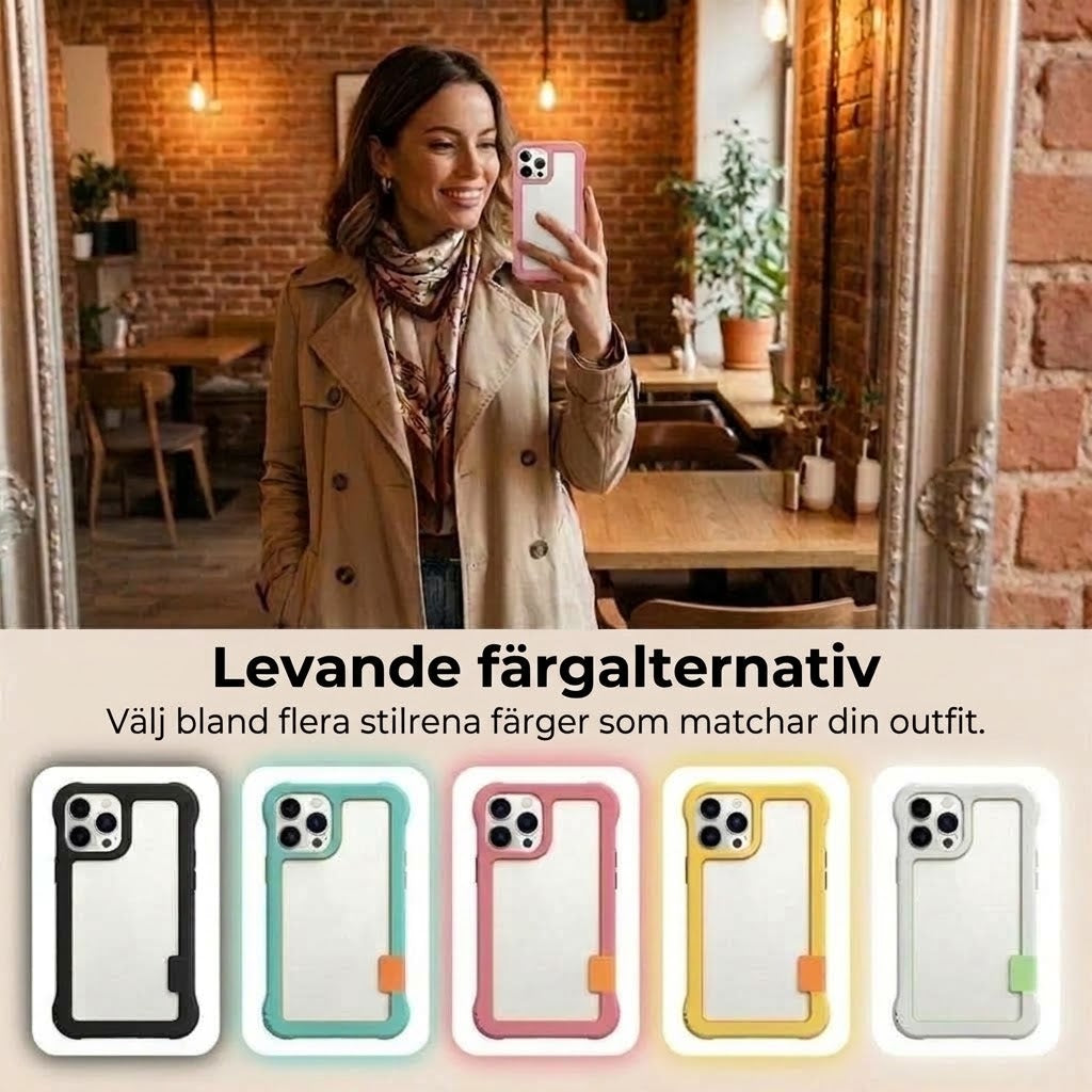 Bumper iPhone-skal med värmeavledning