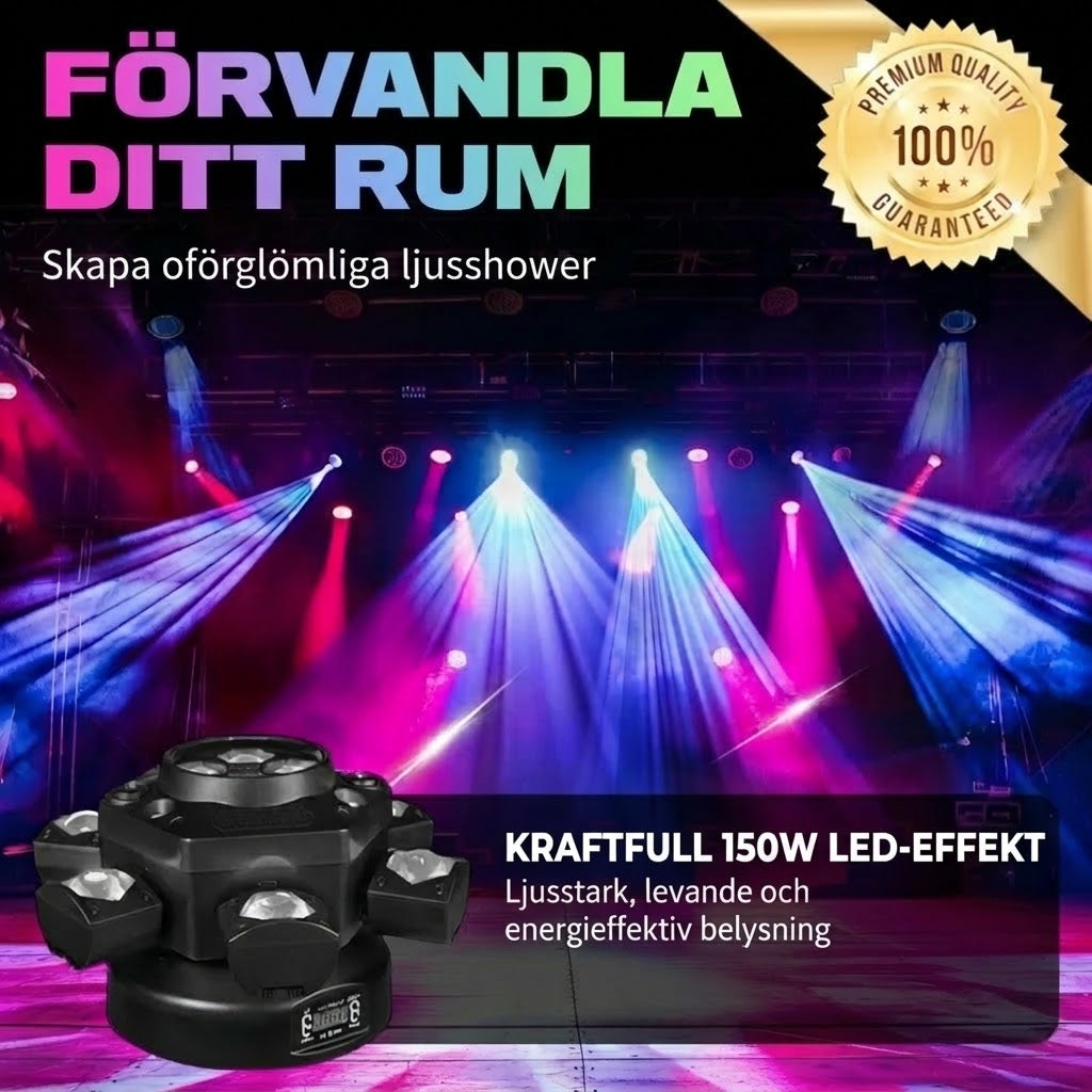 ⏰ Flerstrålig LED-Stämningsbelysning | Mysbelysning