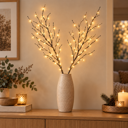 LumiBranch – Batteridrivna LED-kvistar i 2-pack eller 4-pack
