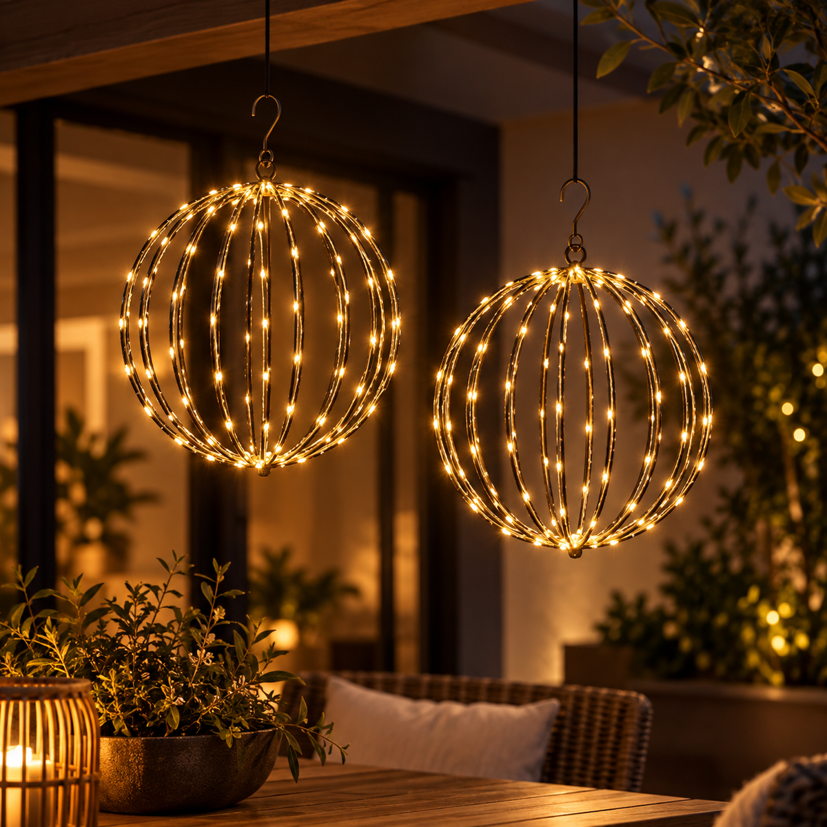 GlowBall | Batteridriven LED-Ljusglob | För Inomhus- & Utomhusbruk