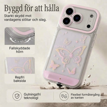 ⏰ Lysande LED-Mobilskal med Fjäril | Självlysande Skal