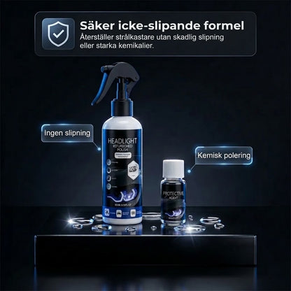 💡 Professionellt Renoveringskit för Strålkastare | Tar Bort Gulnad & Återställer Klarhet ✨