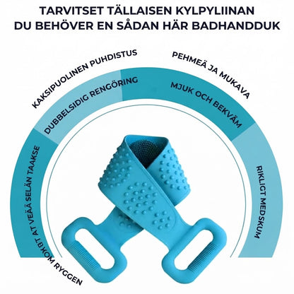 Silikon Ryggskrubbare