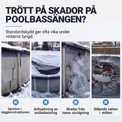 ❄️ Vinterkudde för Pool | Minskar Istryck & Förhindrar Vattenansamling ✨