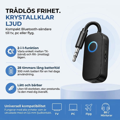 Bluetooth Ljudadapter - Sändare/Mottagare