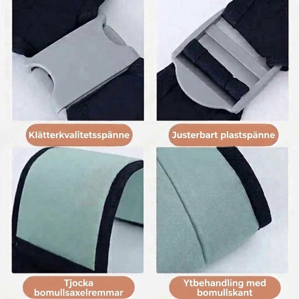 Ergonomisk babybärsele med höftstöd