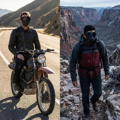 Reptålig sportmask