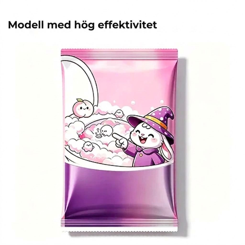 Skummande toalettrengöringspulver
