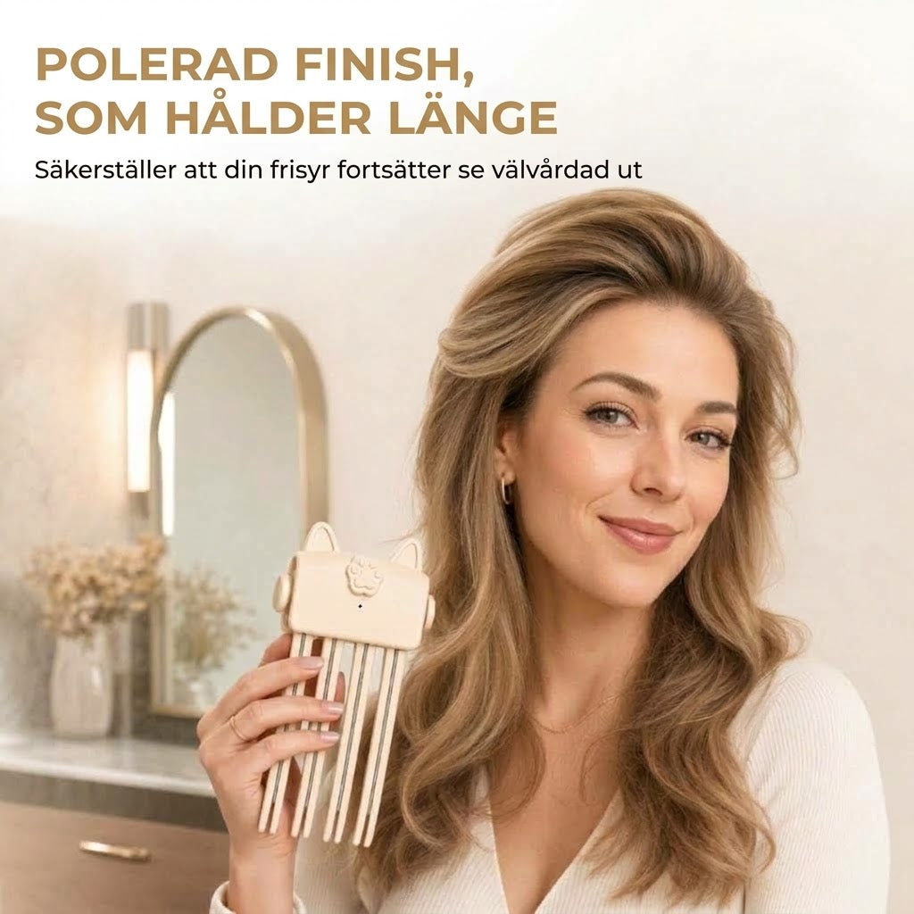 Uppvärmd Volymkam för Hår