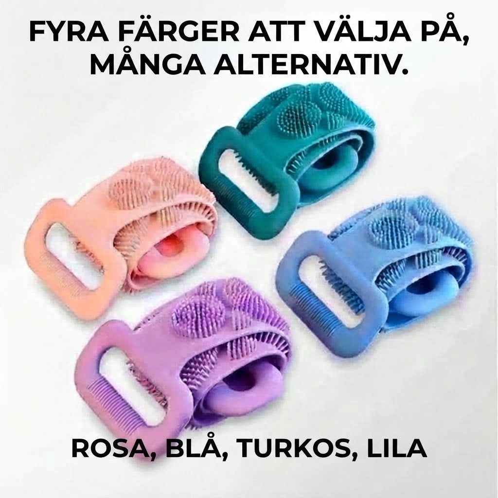 Silikon Ryggskrubbare