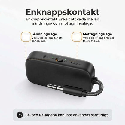Bluetooth Ljudadapter - Sändare/Mottagare