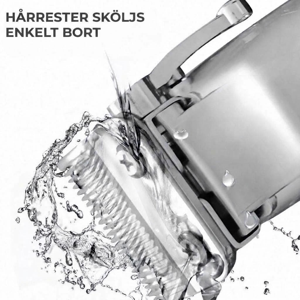 Professionell hårtrimmer i kolstål