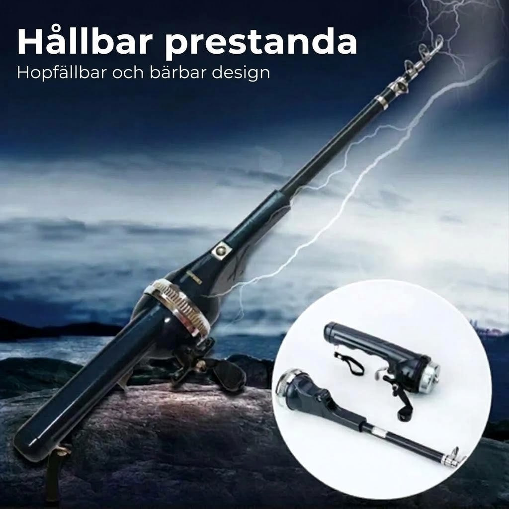 Kompakt teleskopfiskespö