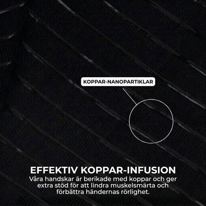 Koppar kompressionshandskar - 1 par
