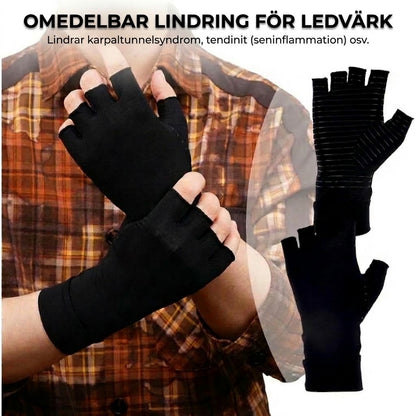 Koppar kompressionshandskar - 1 par
