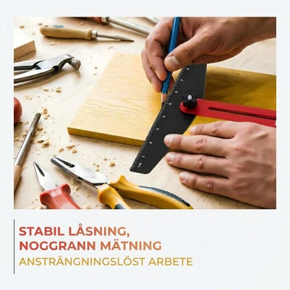 Hopfällbar trappstegsmall i aluminium