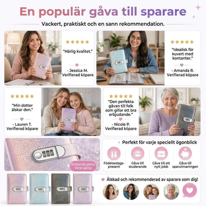 Budgetpärm med Kodlås | Sparpärm