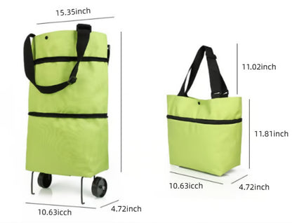 Hopfällbar shoppingvagn