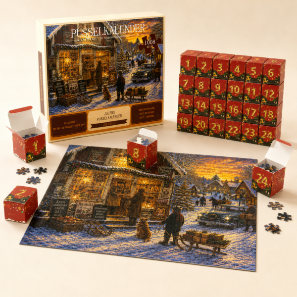Julens Pusseladventskalender – 24 dagar av julmys