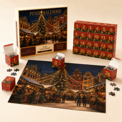Julens Pusseladventskalender – 24 dagar av julmys
