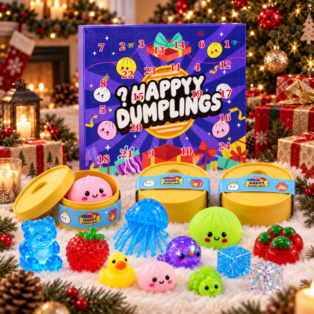 🎄 Årets Stora Squishy Adventskalender 2026 ✨
