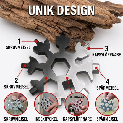 Snowflake™ 18-i-1 Multiverktøy