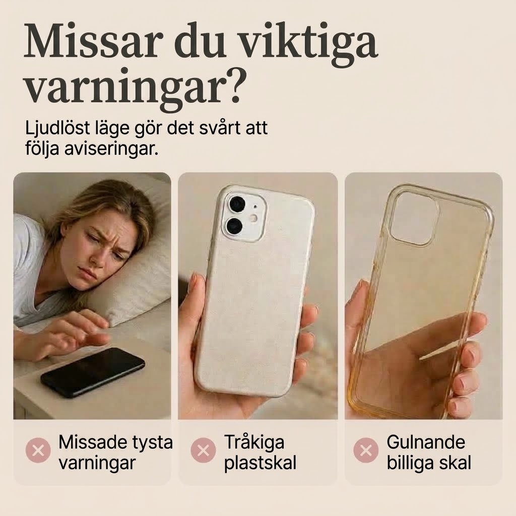 ⏰ Lysande LED-Mobilskal med Fjäril | Självlysande Skal