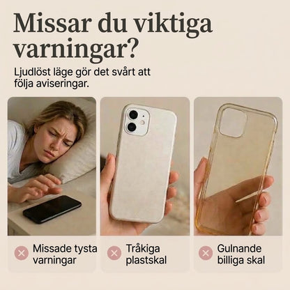 ⏰ Lysande LED-Mobilskal med Fjäril | Självlysande Skal