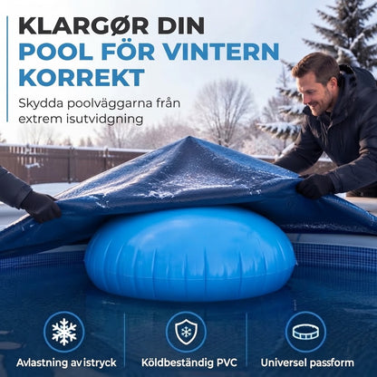 ❄️ Vinterkudde för Pool | Minskar Istryck & Förhindrar Vattenansamling ✨