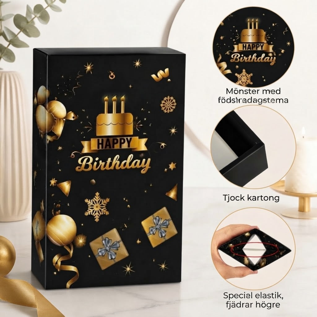 Exploderande Födelsedagsbox | Pop-up Överraskning