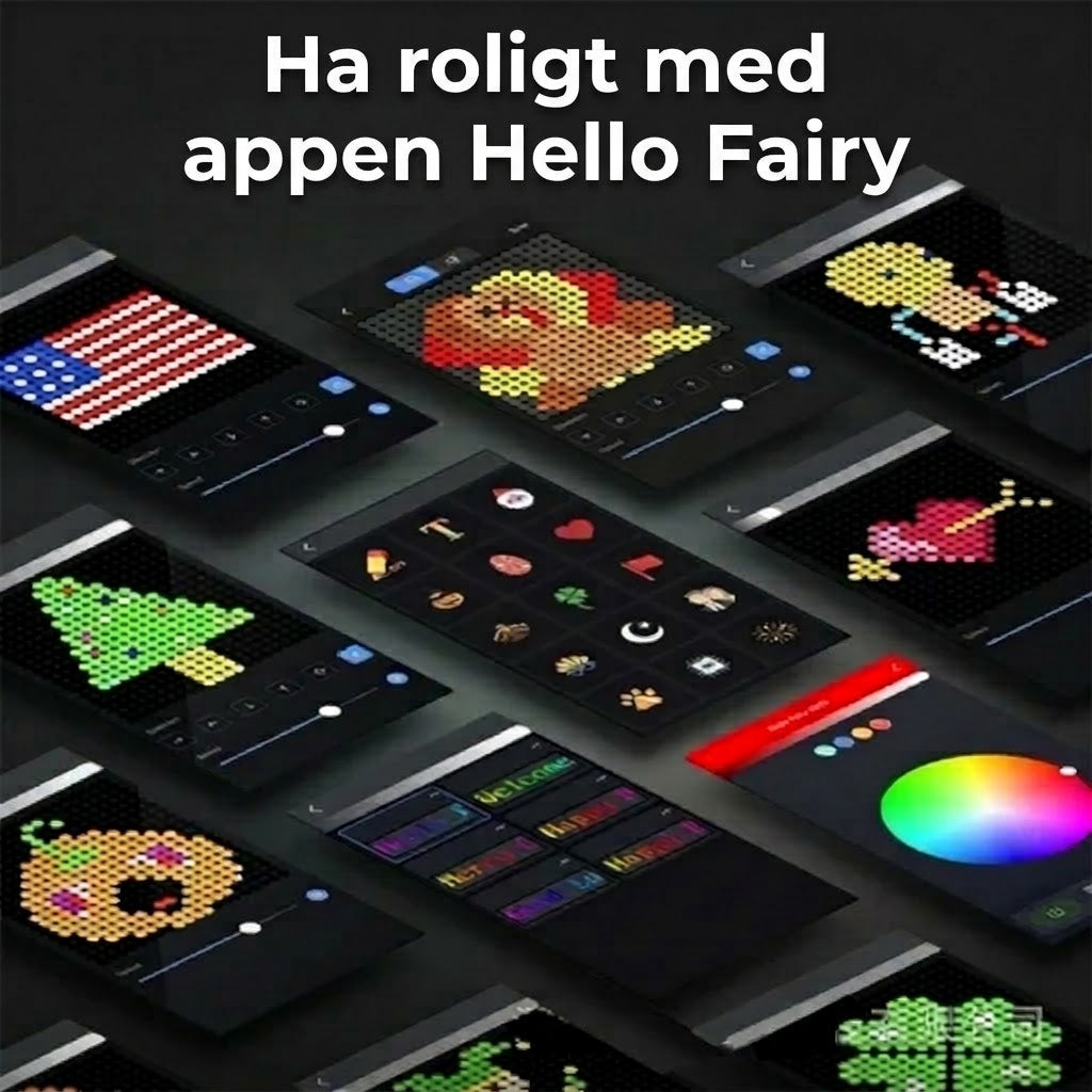 Smart LED-ljusgardin – Egen ljusdesign via app