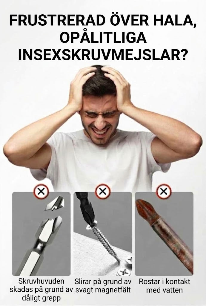 Elektriskt Skruvmejselset | Sexkantshuvud & Stark Magnet ✨