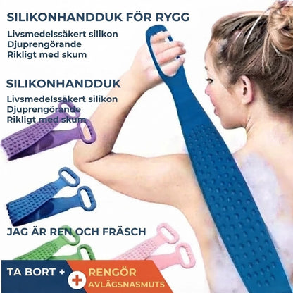 Silikon Ryggskrubbare