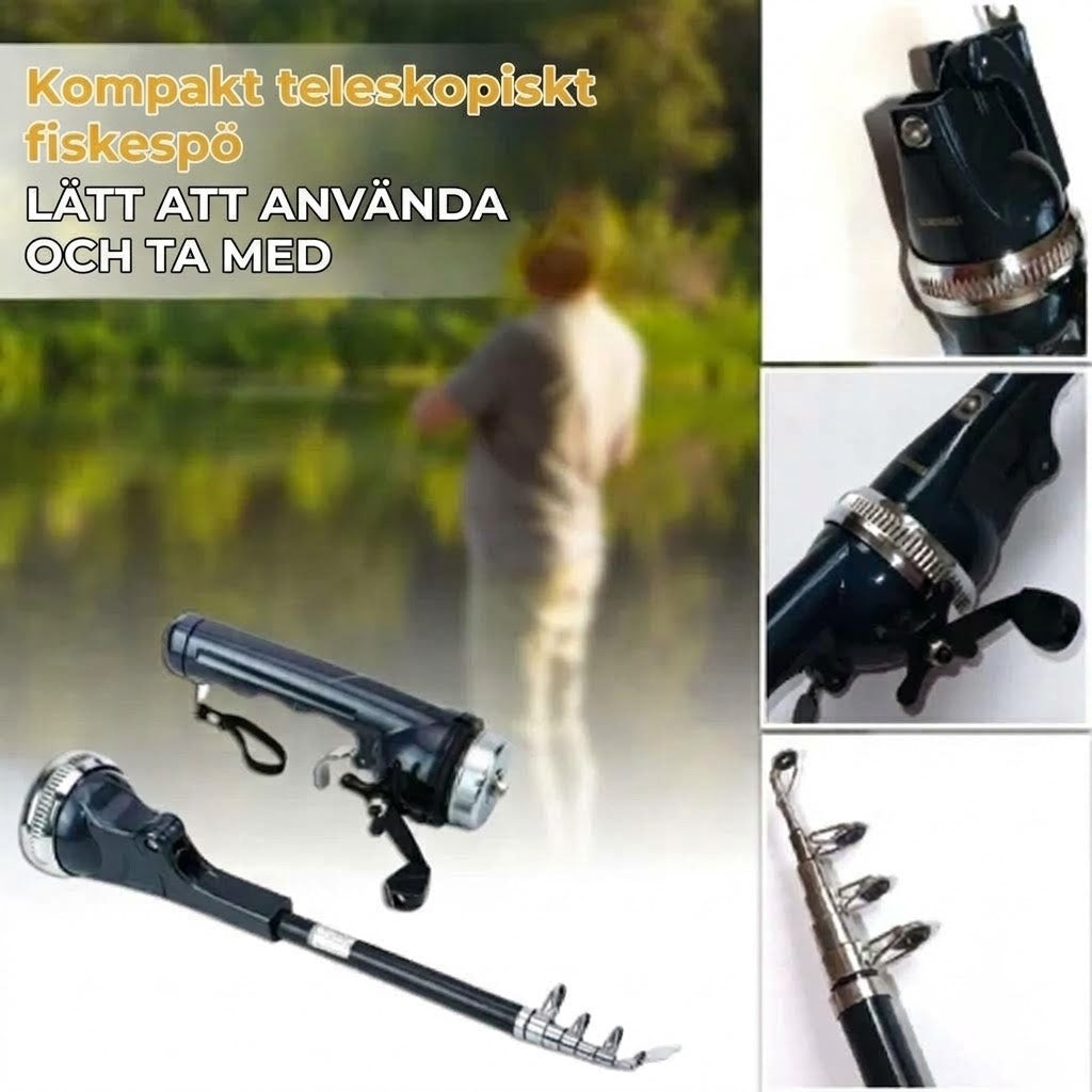 Kompakt teleskopfiskespö