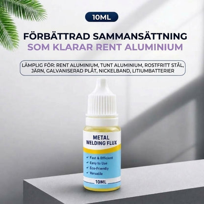Kraftfullt lödflussmedel för rostfritt stål och aluminium