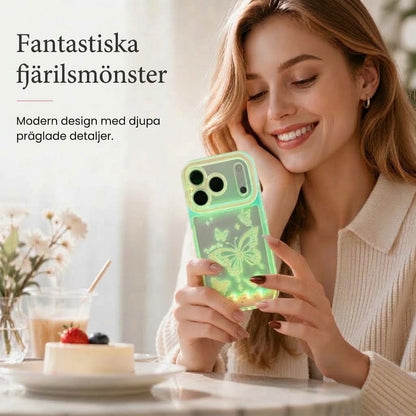 ⏰ Lysande LED-Mobilskal med Fjäril | Självlysande Skal