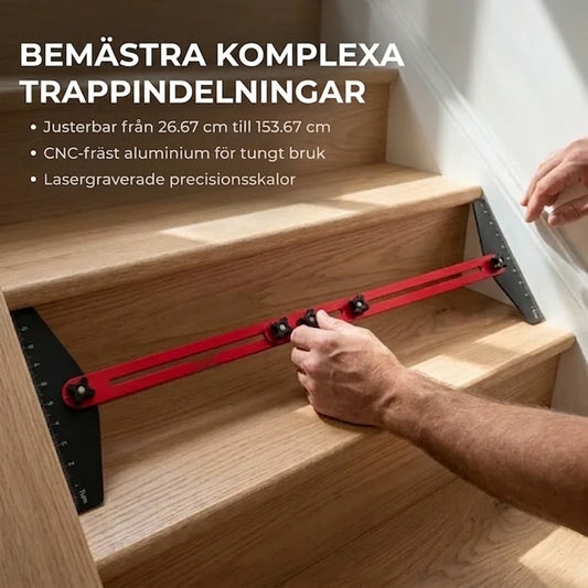 Hopfällbar trappstegsmall i aluminium