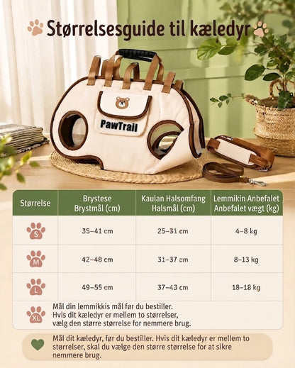 PawTrail Companion Carrier – Mjuk husdjursväska