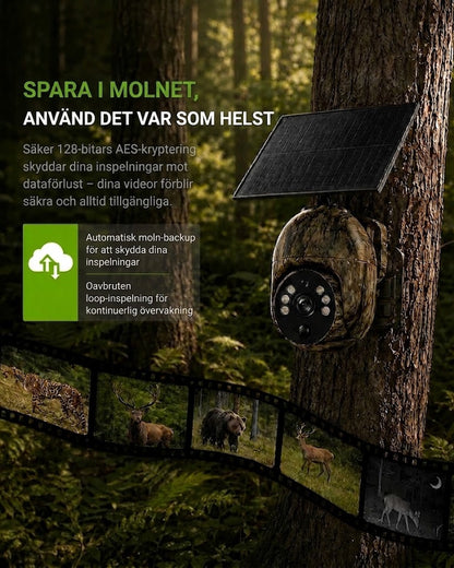 SolarWatch 360 Camo - Soldriven trådlös övervakningskamera