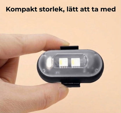 Trådlösa LED-stroboskopiska lampor – Inkl. fjärrkontroll – 2 st