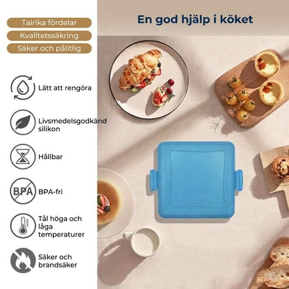 3-i-1 Mikrovågsgrill med Non-stick Beläggning