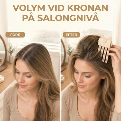 Uppvärmd Volymkam för Hår