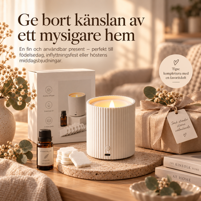 Uppladdningsbar Doftspridare med LED-ljus