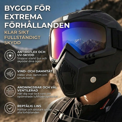 Reptålig sportmask