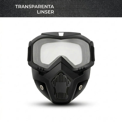 Reptålig sportmask