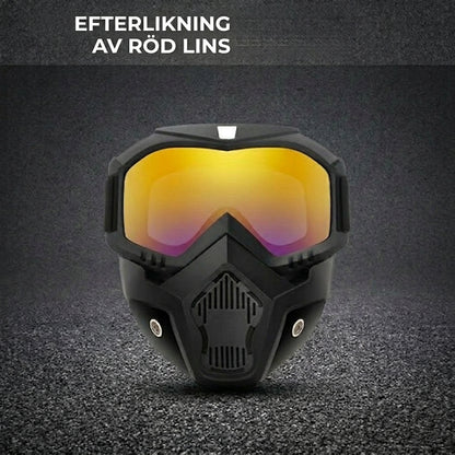 Reptålig sportmask
