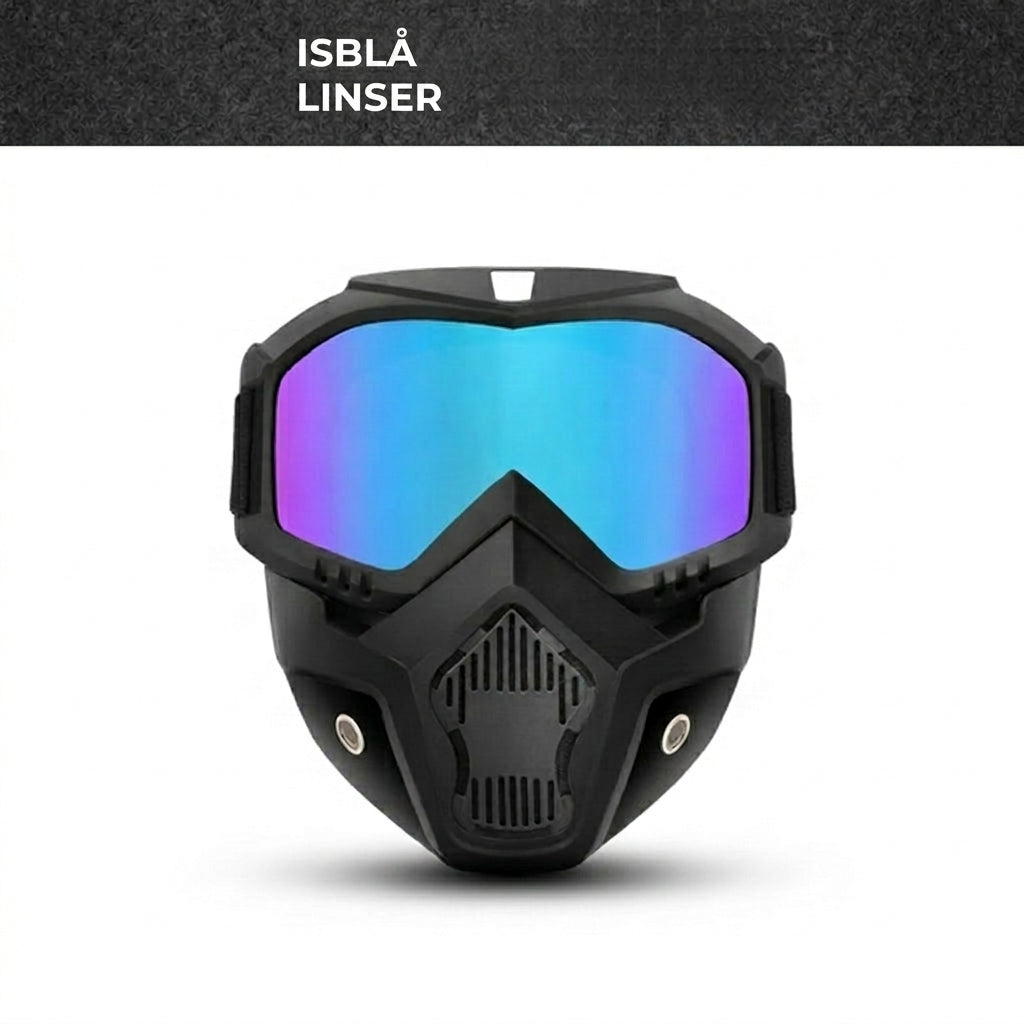 Reptålig sportmask