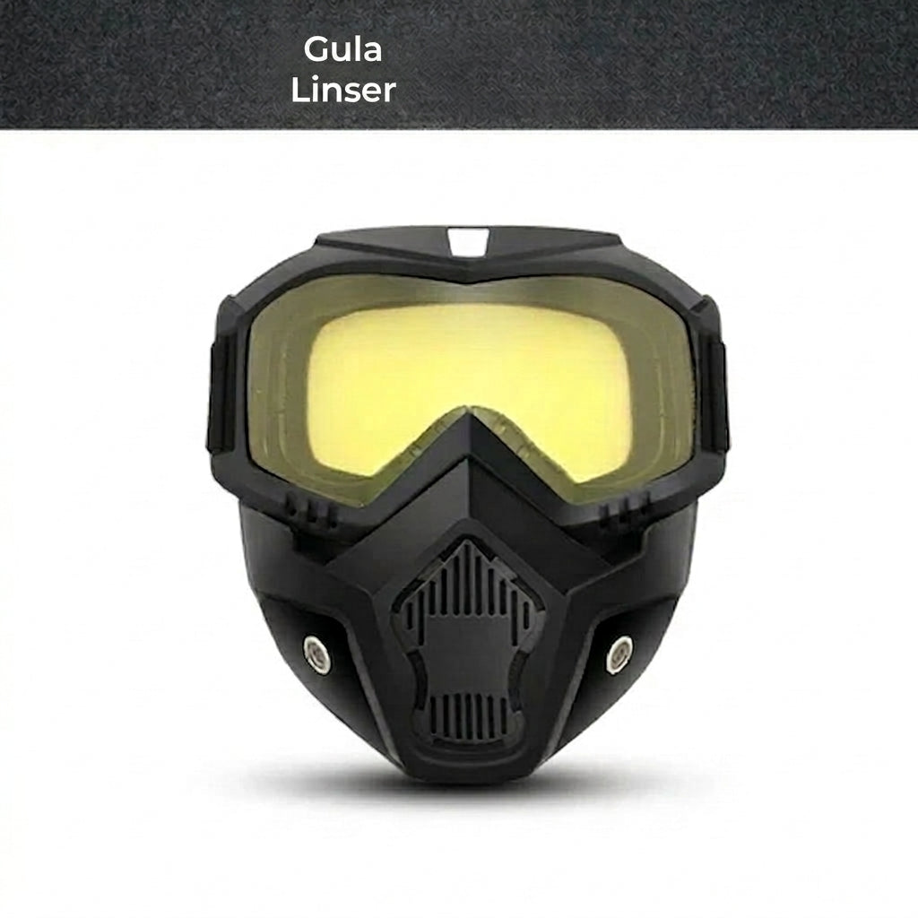 Reptålig sportmask